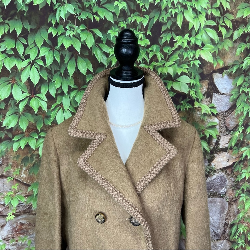 VINTAGE LODENFREY Rare Munich Alpine Loden Coat Camel Wool, 10/M - Picture 4 of 16